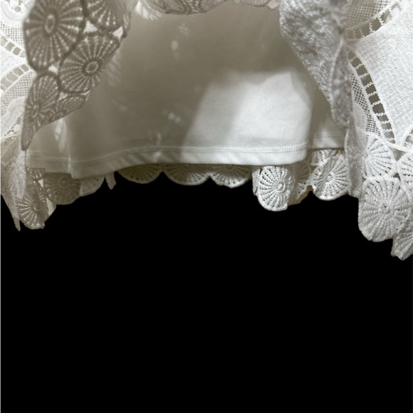 ADIVA Beautiful White Lined Blouse Size 2X - Picture 3 of 5